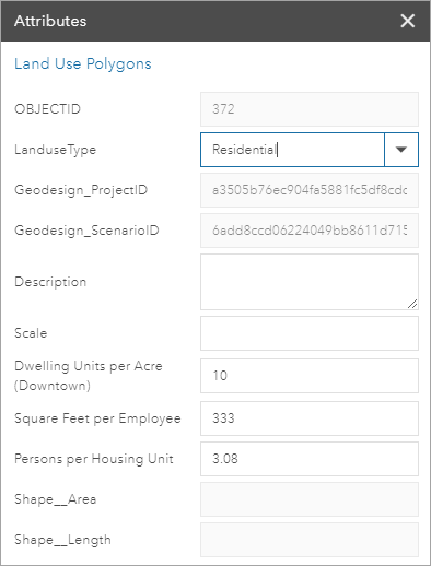 Edit attributes Edit attributes